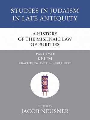 cover image of A History of the Mishnaic Law of Purities, Part 2